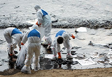 ESP sorbents are distributed to end users to clean up spills of all shapes, sizes and type